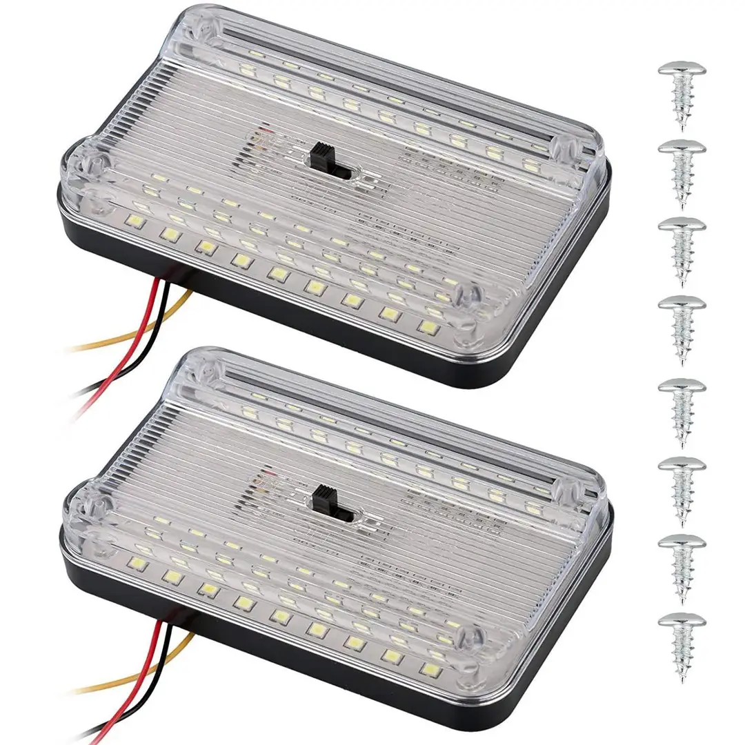 Luz Led De Techo Switch Universal Para Interior De Carro 12v