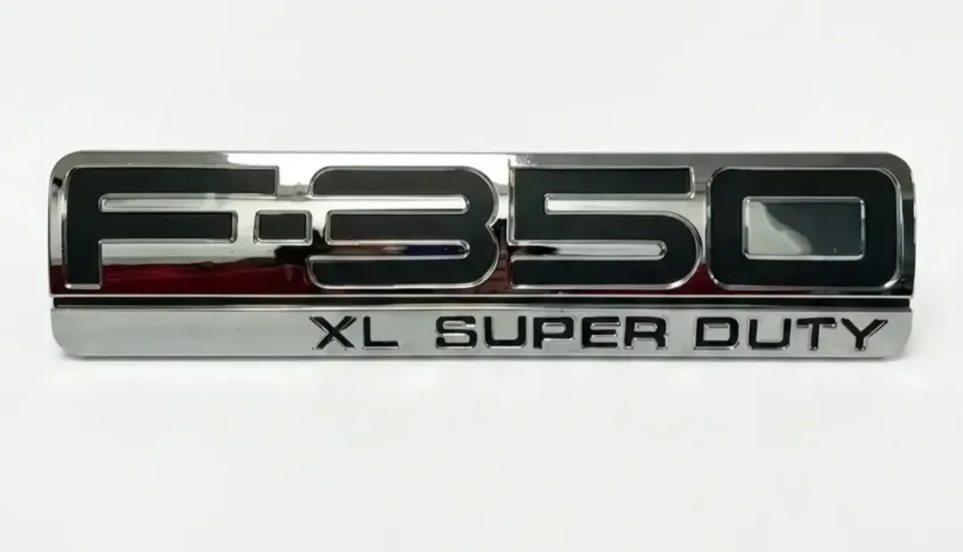 Emblema Ford Super Duty F-350 Aluminio