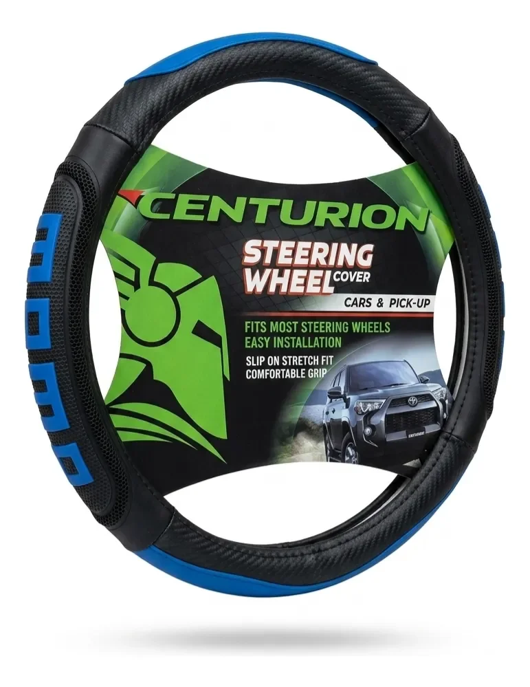 Forro de volante sintético azul Momo