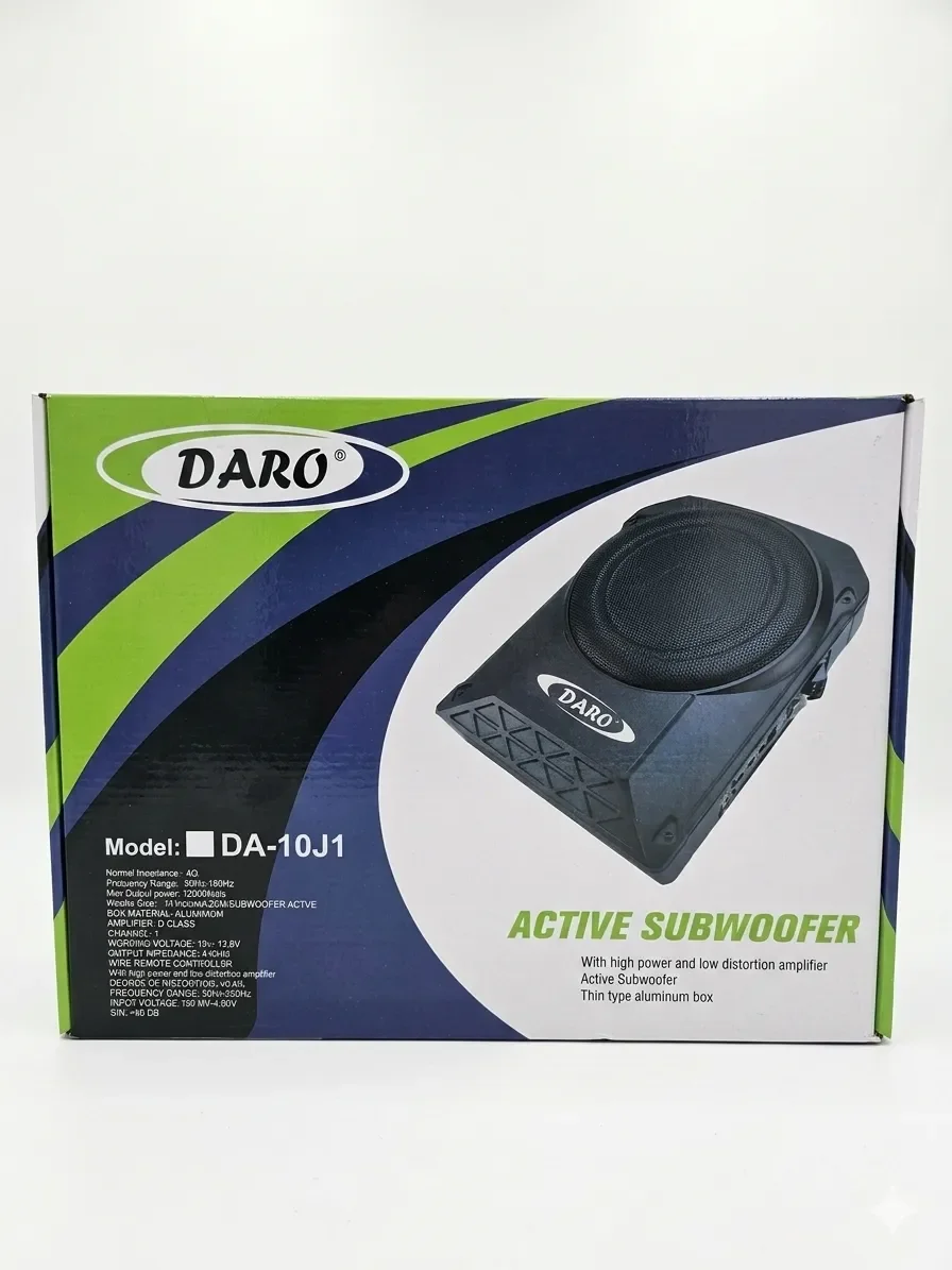 Bajo Subwoofer Amplificado 10 Pulgadas 1200w Marca Daro · imagen 3