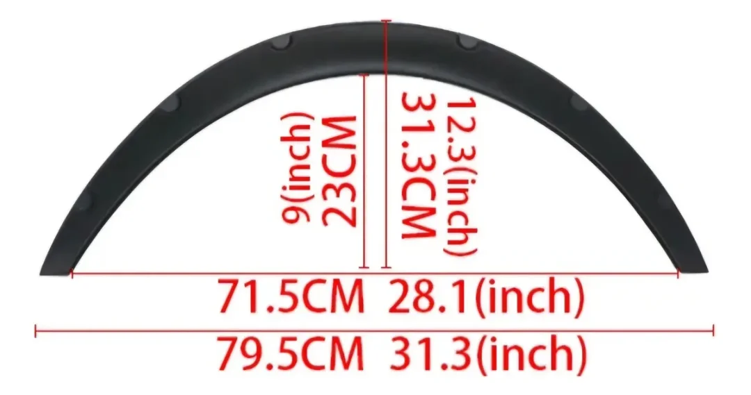 Buches Fender Flares Guardafangos Body Kit Jdm Pequeños · imagen 3
