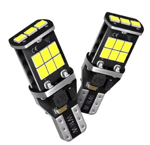 Bombillos Muelita Led T15 Para Retroceso Toyota Par