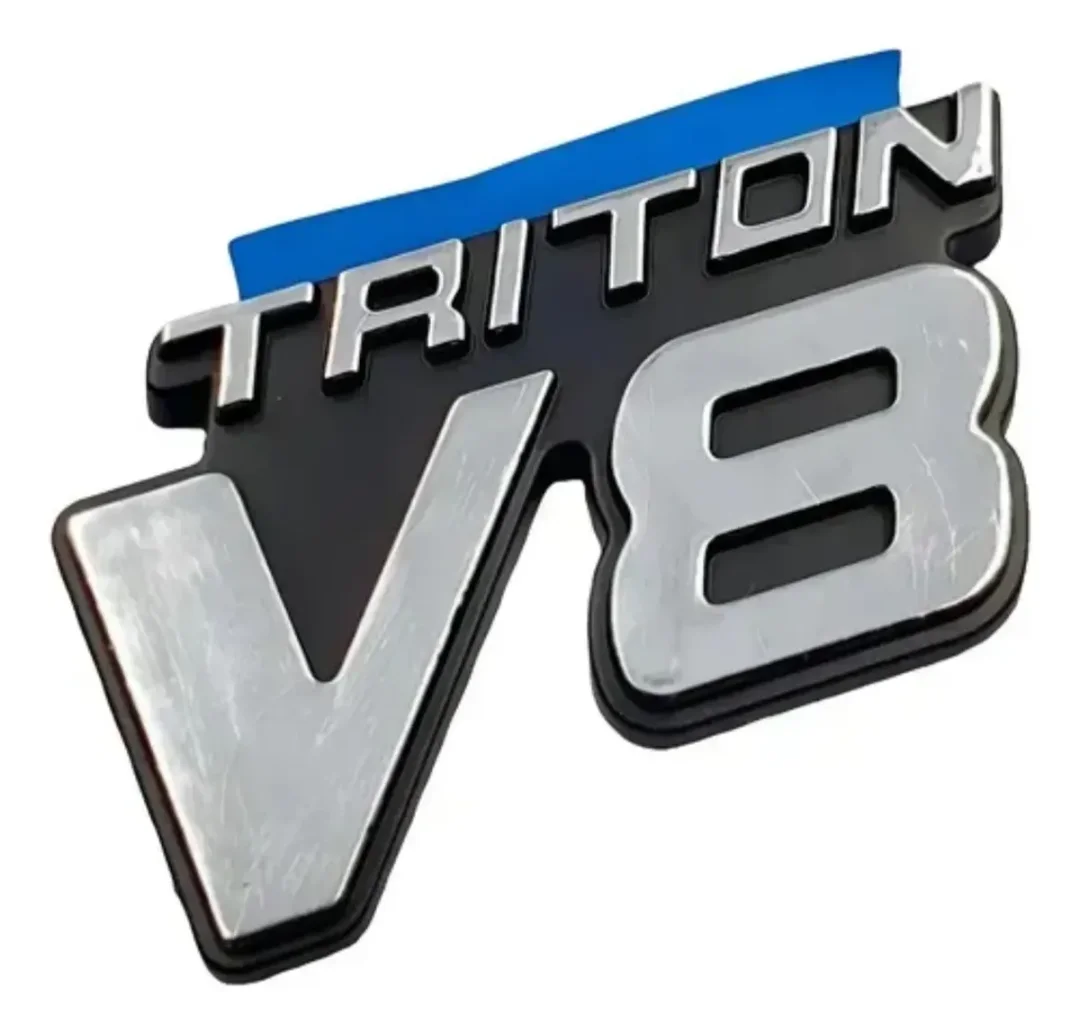 Emblema V8 Triton Aluminio