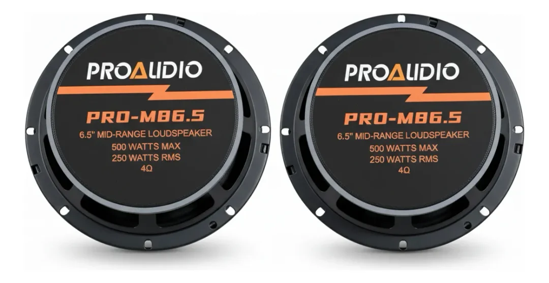 Medios Bajo 6.5 Pulgadas Pro-mb6.5 500w Marca Proaudio · imagen 2