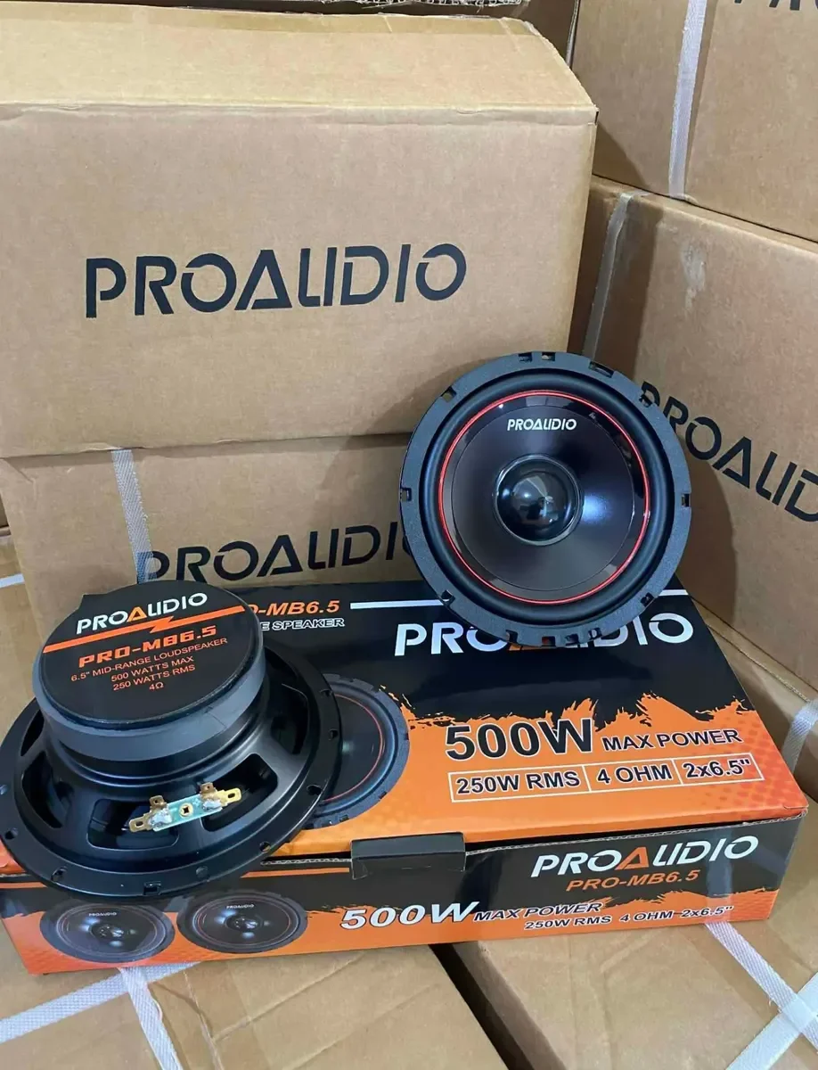 Medios Bajo 6.5 Pulgadas Pro-mb6.5 500w Marca Proaudio · imagen 3