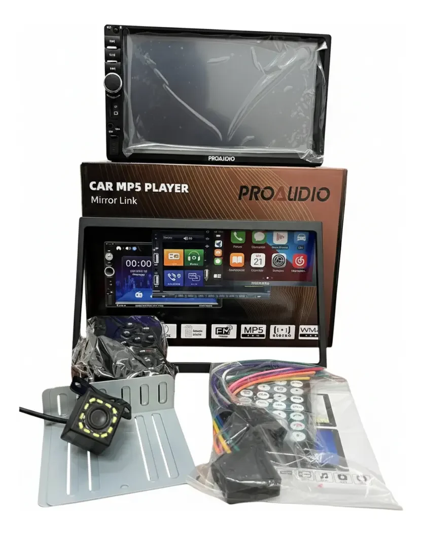 Reproductor Mp5 7 Pulgadas 1 Din Marca Proaudio · imagen 2