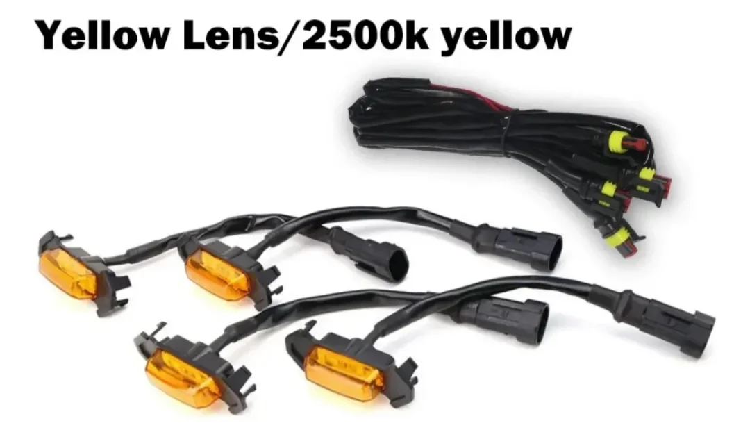 Kit Luces Ámbar Grill De Parrilla Para Tacoma Universal