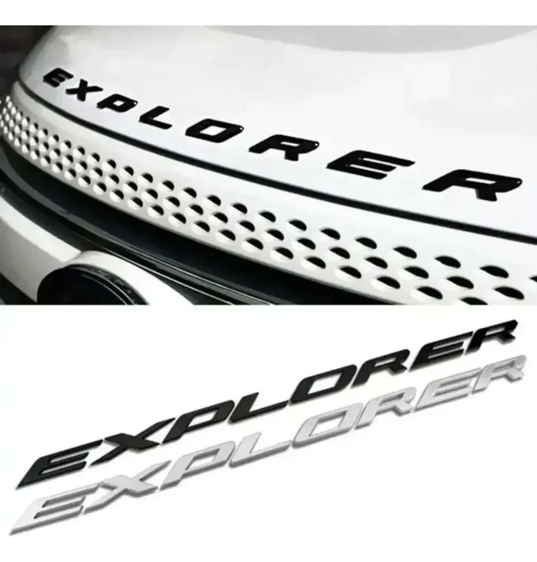 Emblema De Capot Ford Explorer nNegro