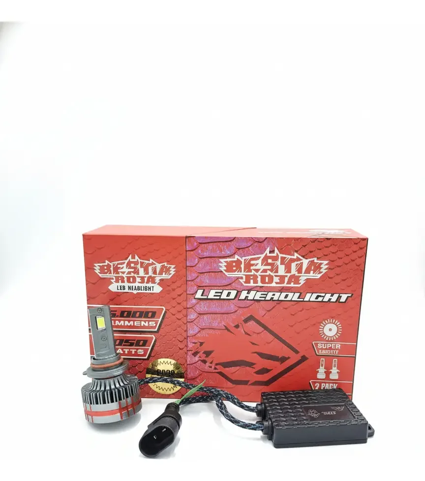 Bombillos Led Max Led Bestia Roja 45.000 Lm 9006