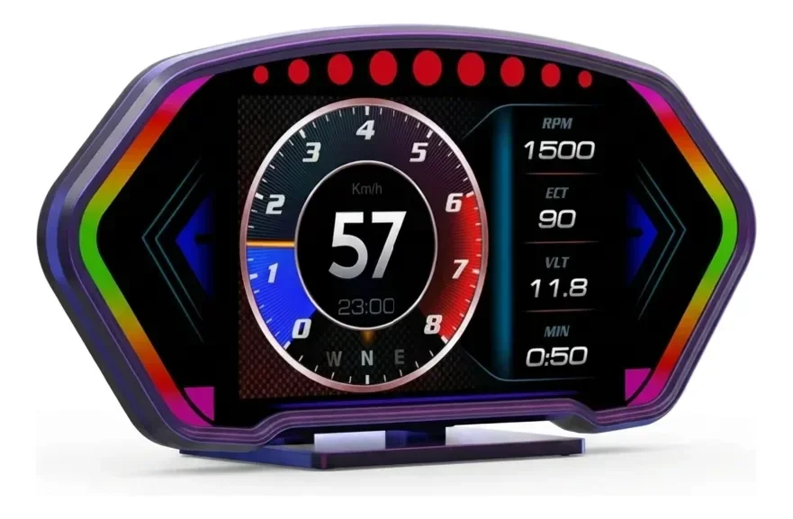 Pantalla P3 Tablero Digital Obd2 Velocímetro Rpm Universal