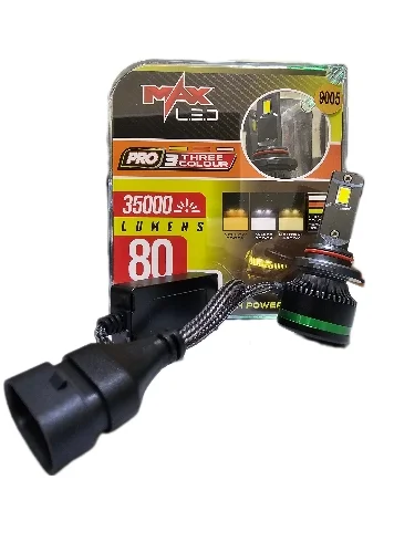 Bombillos Led Pro 3 Tonos Marca Max Led (9005)