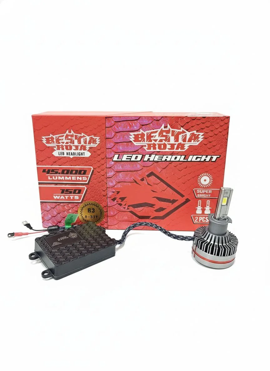 Bombillos Led Max Led Bestia Roja 45.000 Lm H3