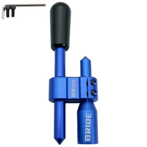 Extensión Con Pomo Ajustable Bride Universal Para Carro Jdm Azul