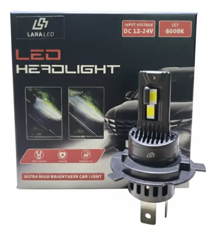 Bombillos Led Mini H4 Marca Lara Led