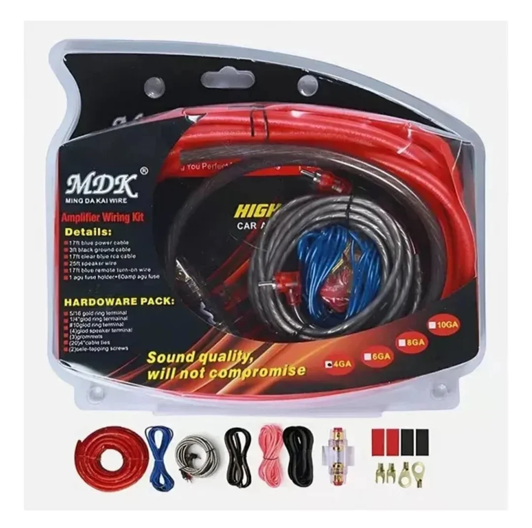 Kit de cables sonido 4GA