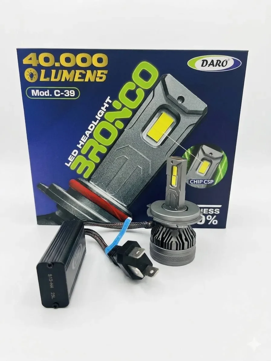 Bombillos Led H4 Bronco 40.000 Lumenes 200w