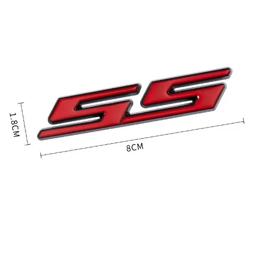 Emblema SS Pequeño - Rojo Borde Negro