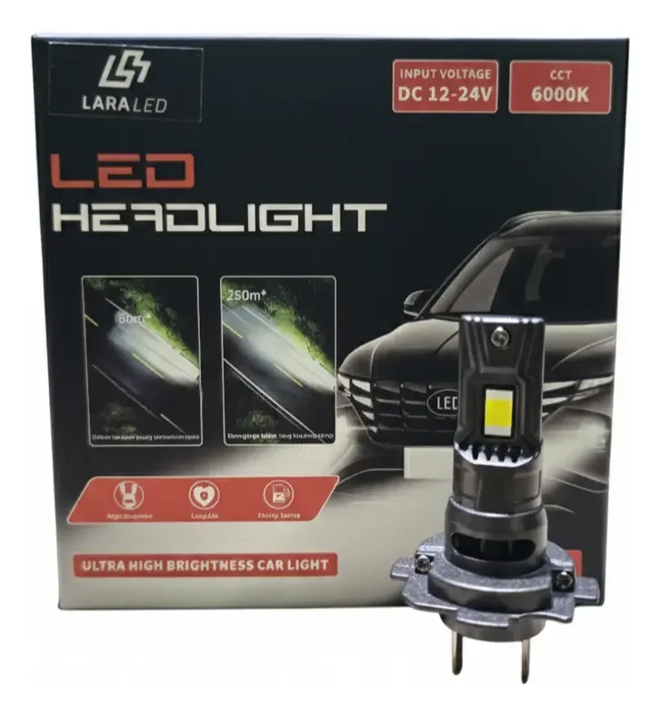 Bombillos Led Mini H7 Marca Lara Led