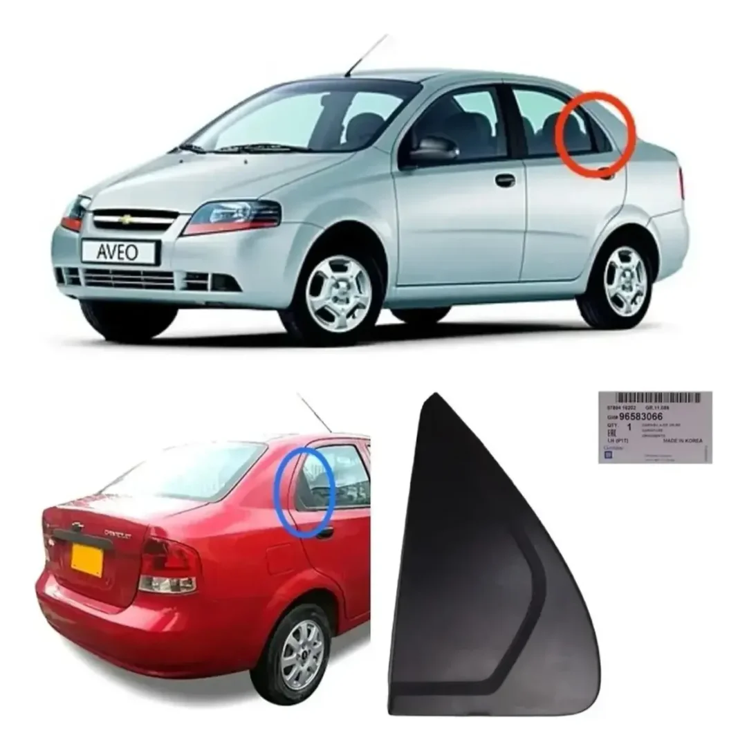 Tapa Triángulo Puerta Trasera Chevrolet Aveo (par)