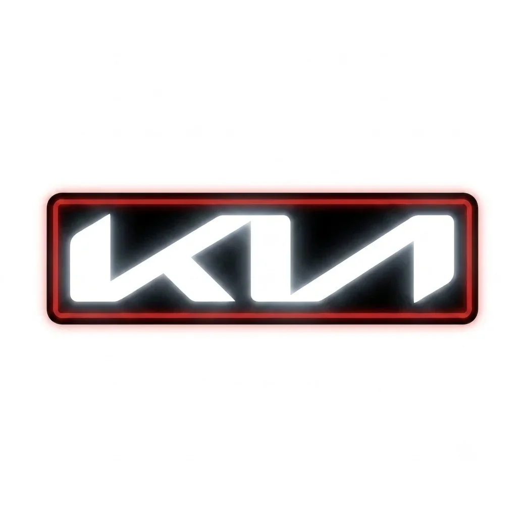 emblema De Parrilla Con Luz Led Kia