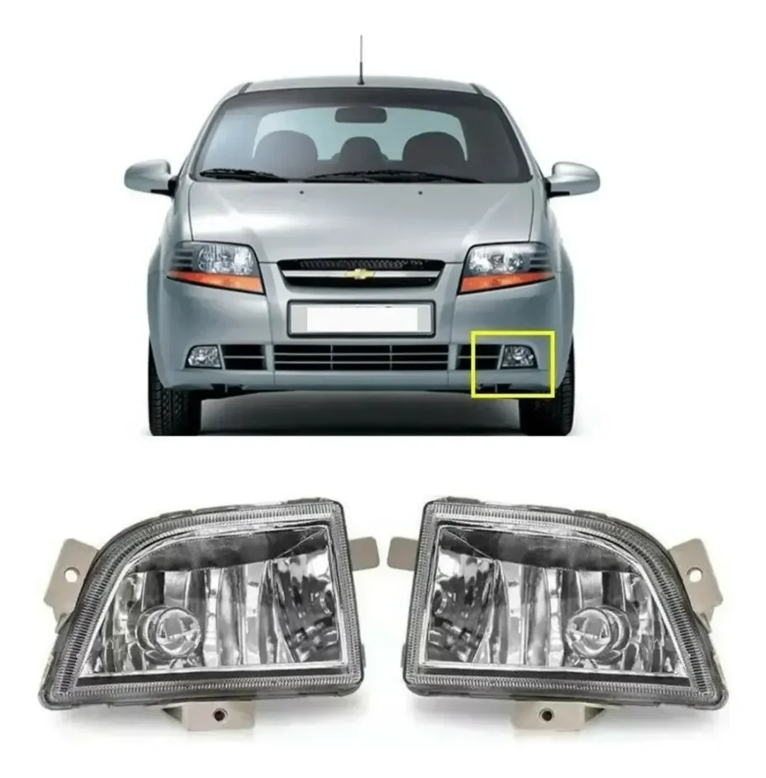 Faros Antinieblas Chevrolet Aveo 2006-2010 (par)