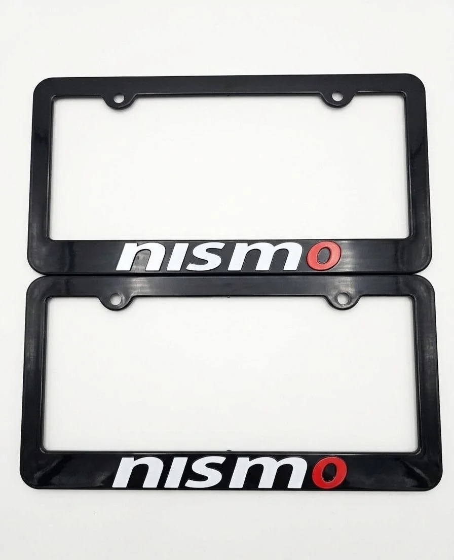 Par de Porta Placa Marcos Nismo Sin Tornillo