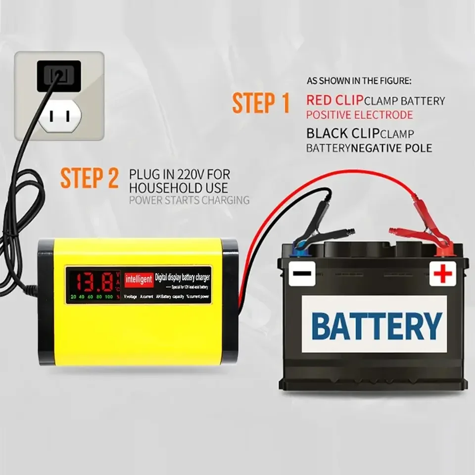 Cargador De Batería Inteligente Led 2a 12v Para Carros Motos · imagen 4