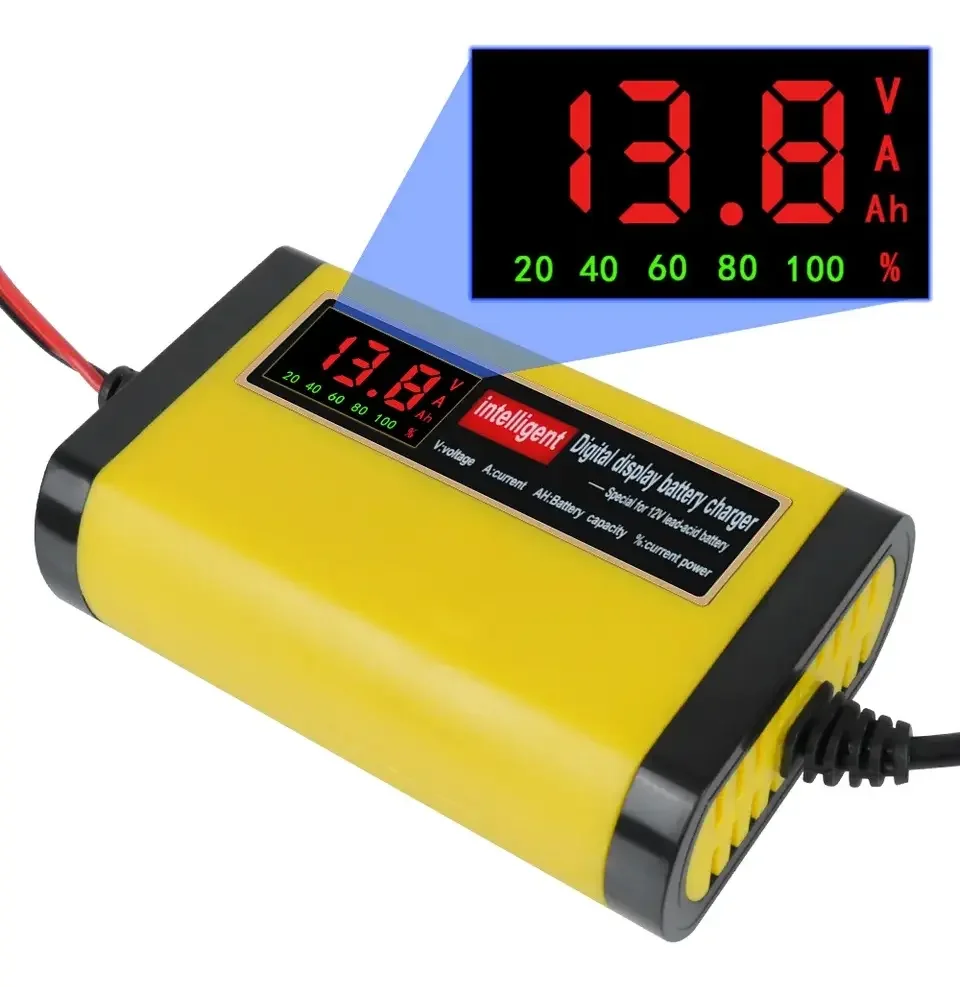 Cargador De Batería Inteligente Led 2a 12v Para Carros Motos · imagen 3