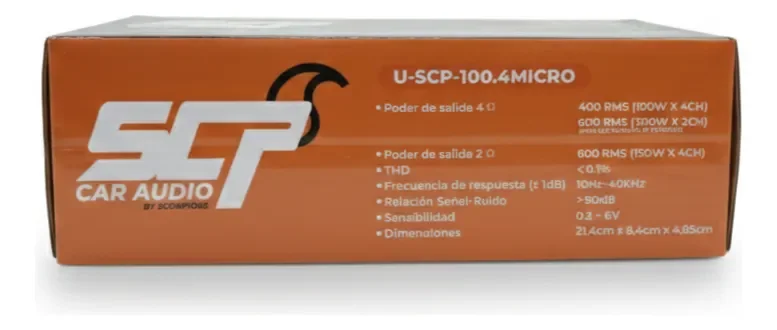 Amplificador Planta 400.4 Scorpions U-scp-100.4micro · imagen 2