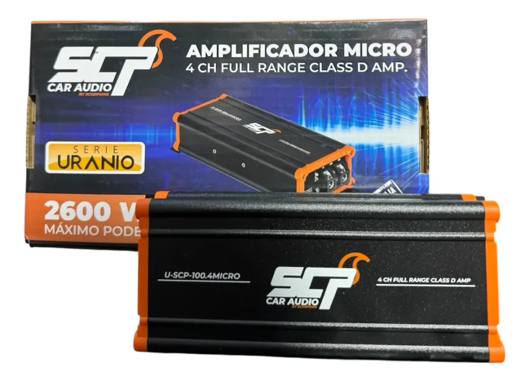 Amplificador Planta 400.4 Scorpions U-scp-100.4micro
