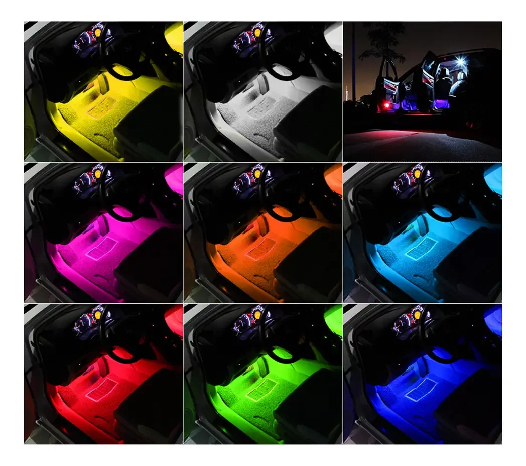 Luces Cintas Led Rgb Para Interior Pisos De Carro · imagen 2