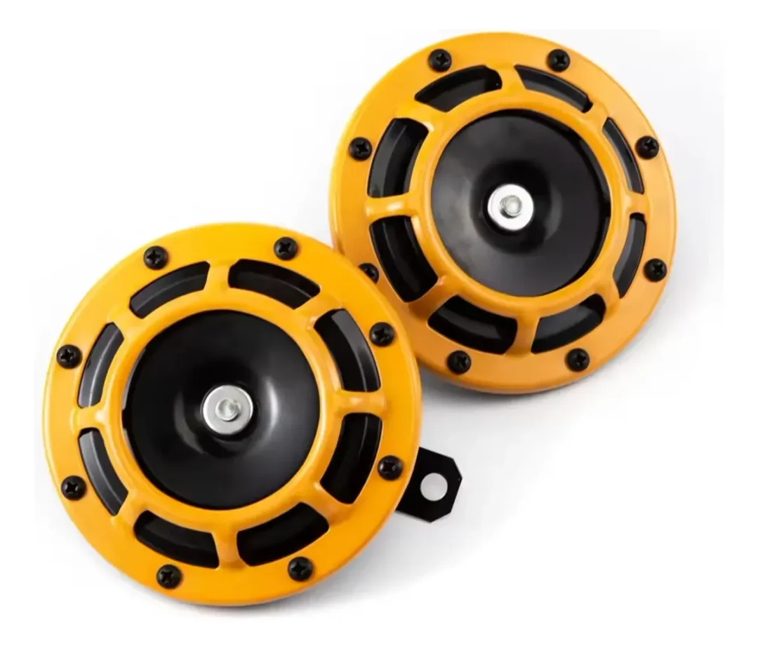 Pitos 5" Supersonantes Amarillo 12v
