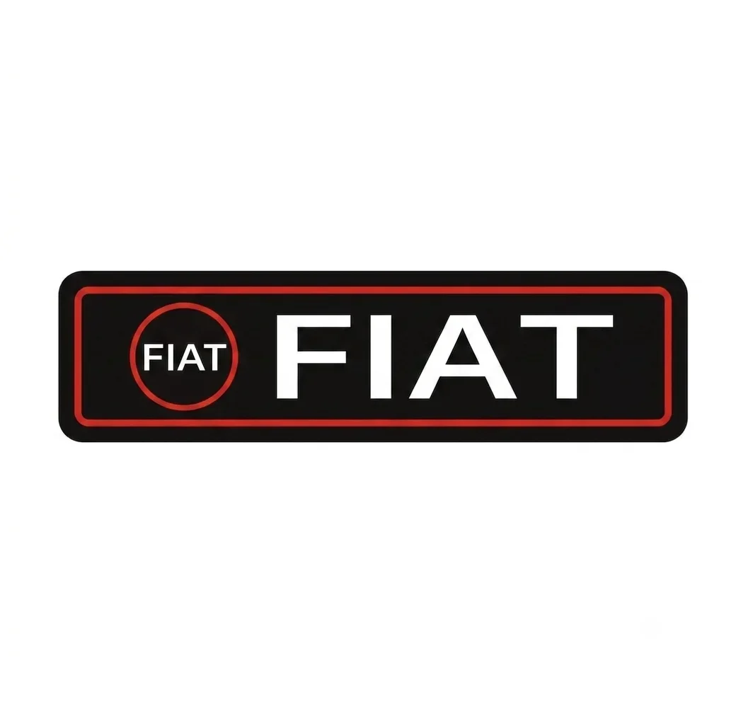 Emblema De Parrilla Con Luz Led Fiat