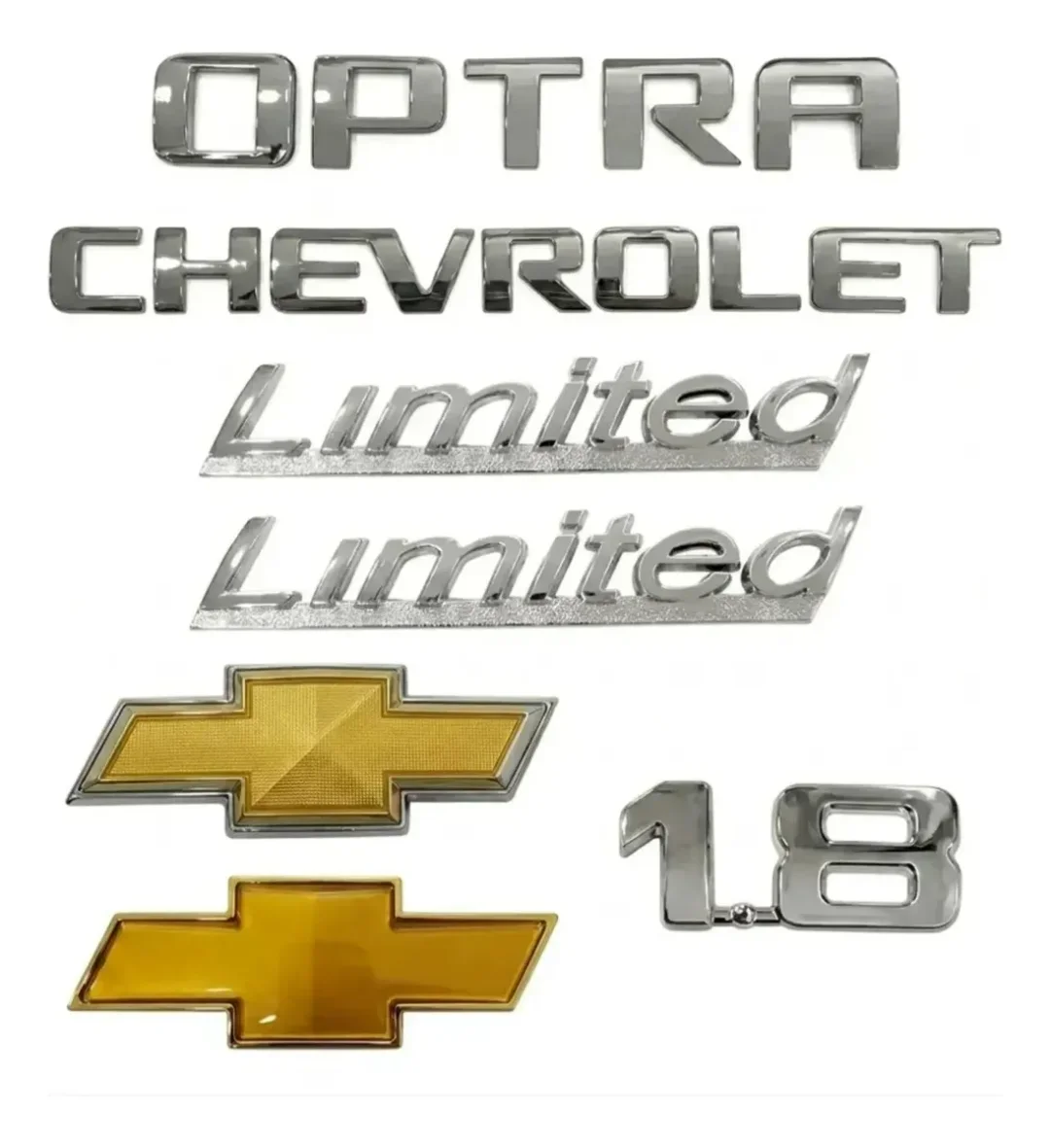 Kit De Emblemas Letras Chevrolet Optra