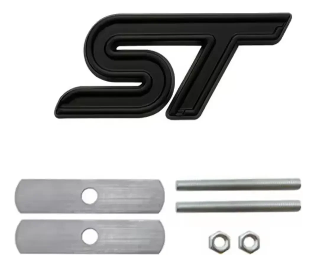 Emblema De Parrilla St Ford Grande Universal (unidad) Negro