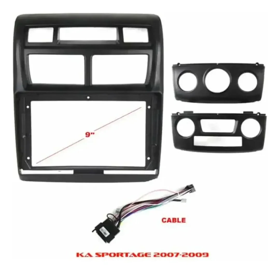 Marco Adaptador Reproductor Android 9 Pulgadas Kia Sportage