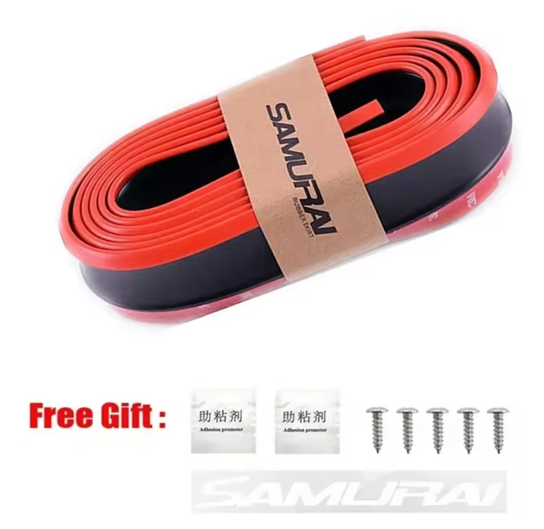 Lip frontal Samurai Negro linea roja
