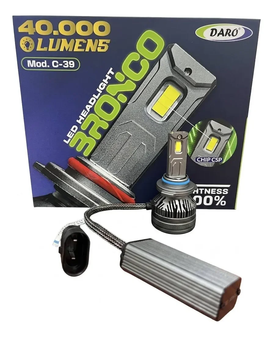 Bombillos Led 9005 Bronco 40.000 Lumenes 200w