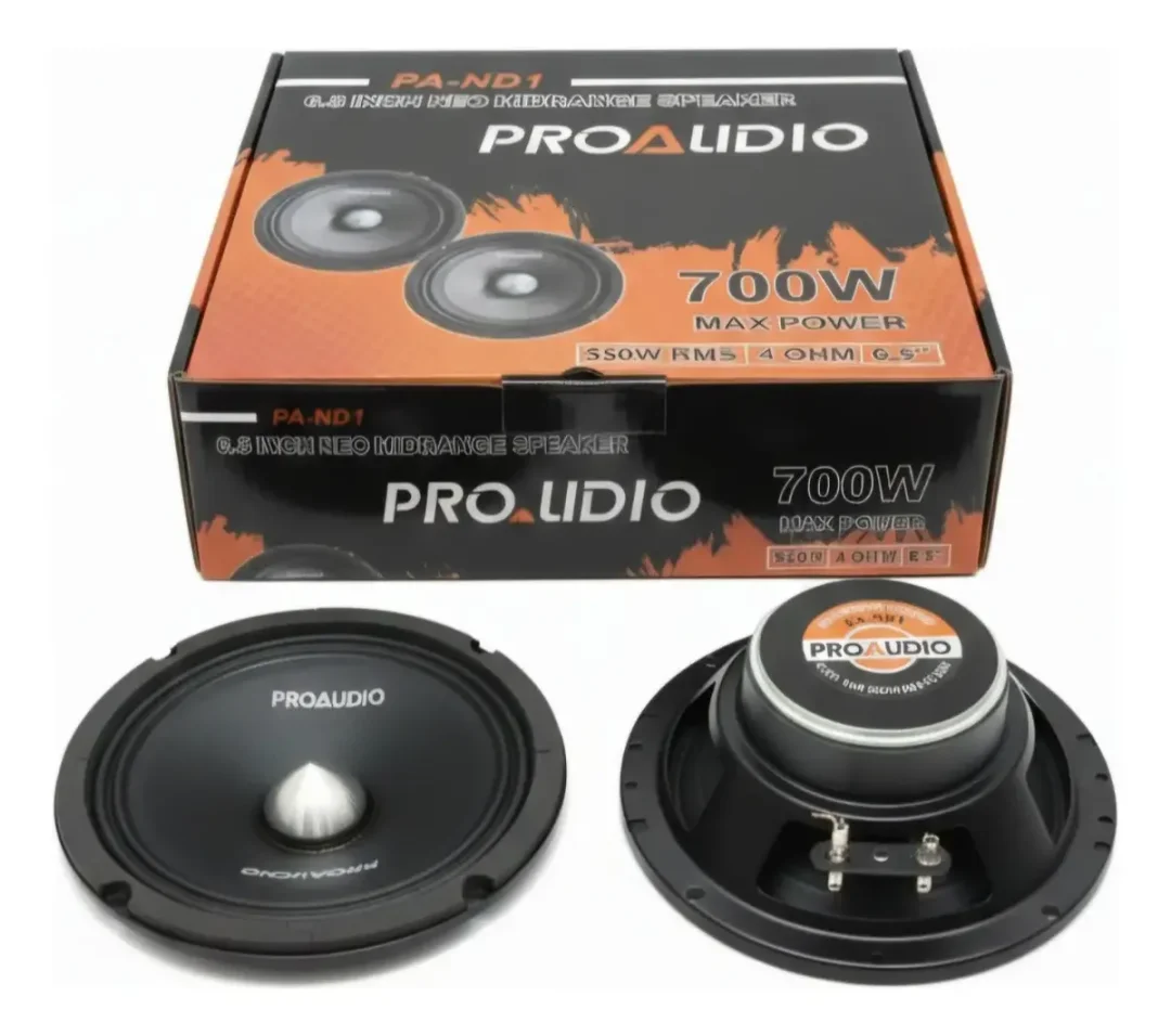 Medios 6.5 Pulgadas Neodimio Pa-nd1 700w Marca Proaudio