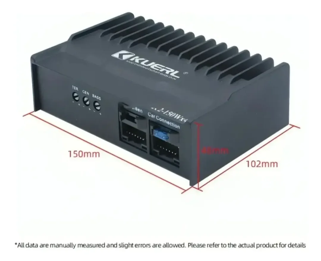 Amplificador Dsp K2 Para Pantallas Android 4 Vias Kuerl 150w · imagen 4
