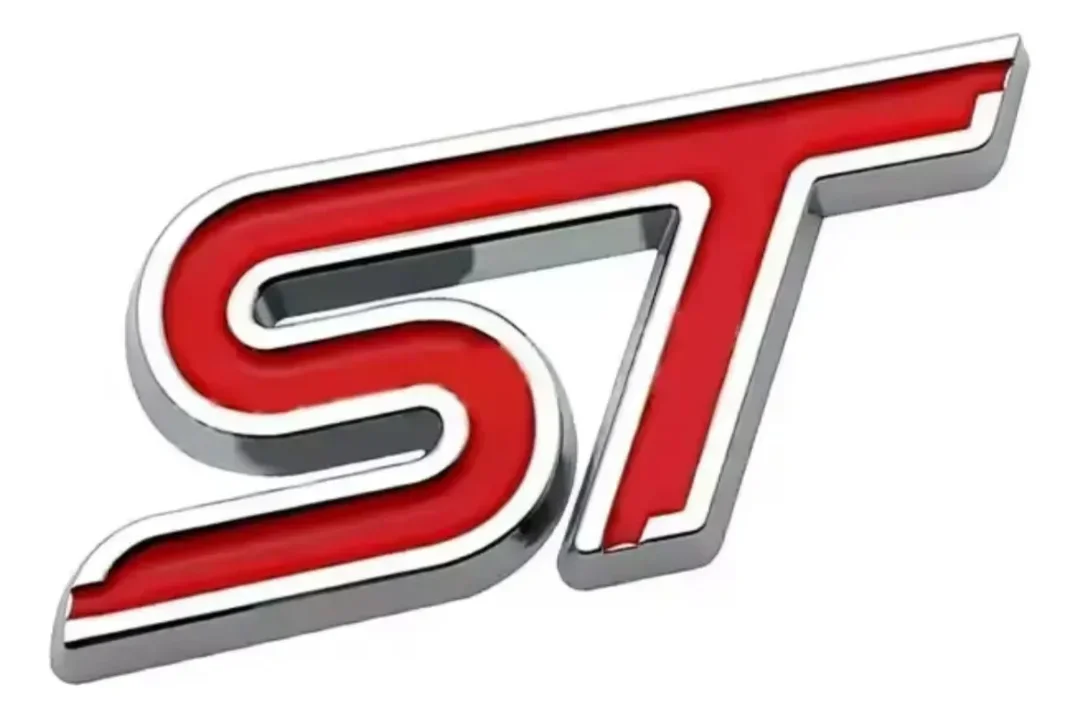 Emblema De Parrilla St Ford Grande Universal (unidad) Rojo/cromado