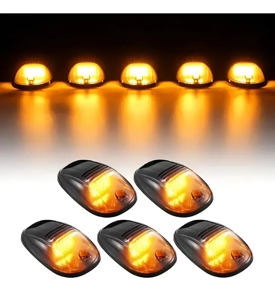 Luces Led Ámbar Para Techo Camioneta Camión Universal