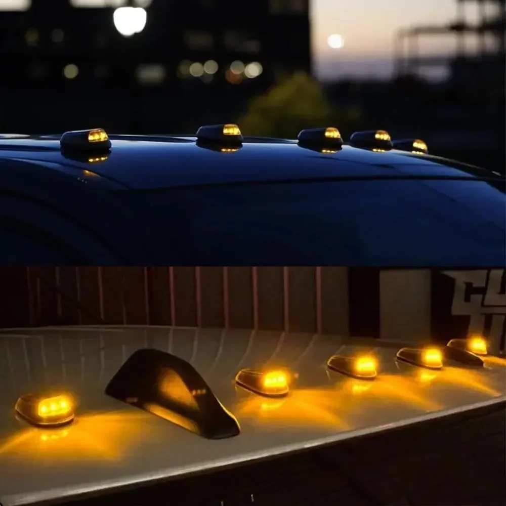 Luces Led Ámbar Para Techo Camioneta Camión Universal · imagen 3