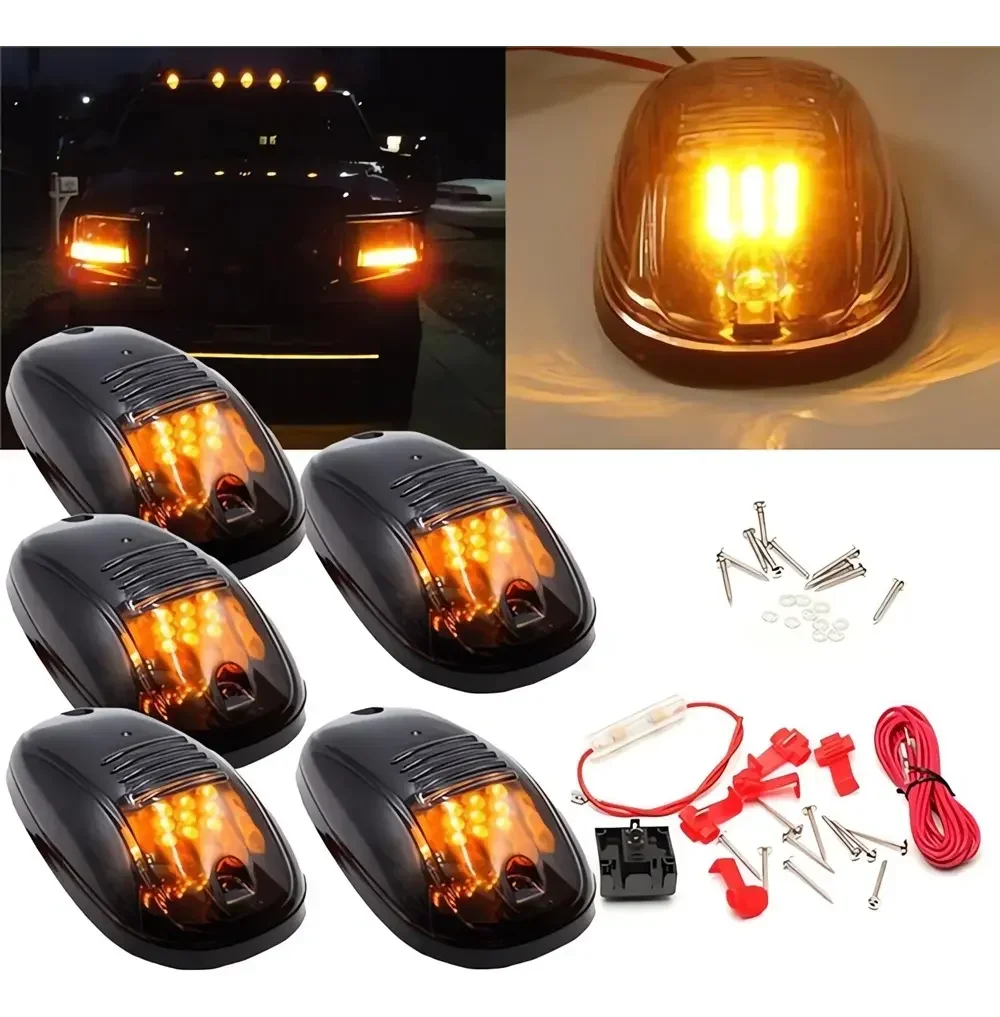 Luces Led Ámbar Para Techo Camioneta Camión Universal · imagen 2