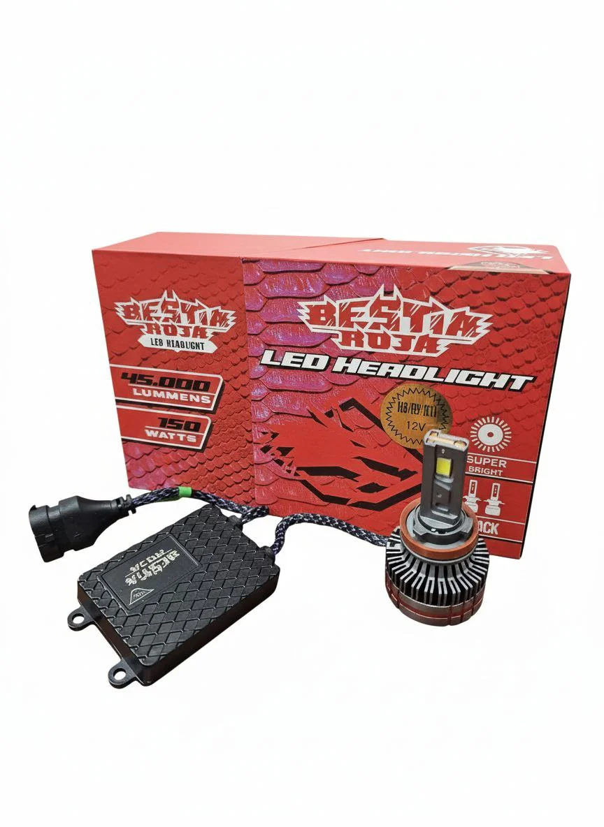 Bombillos Led Max Led Bestia Roja 45.000 Lm H11