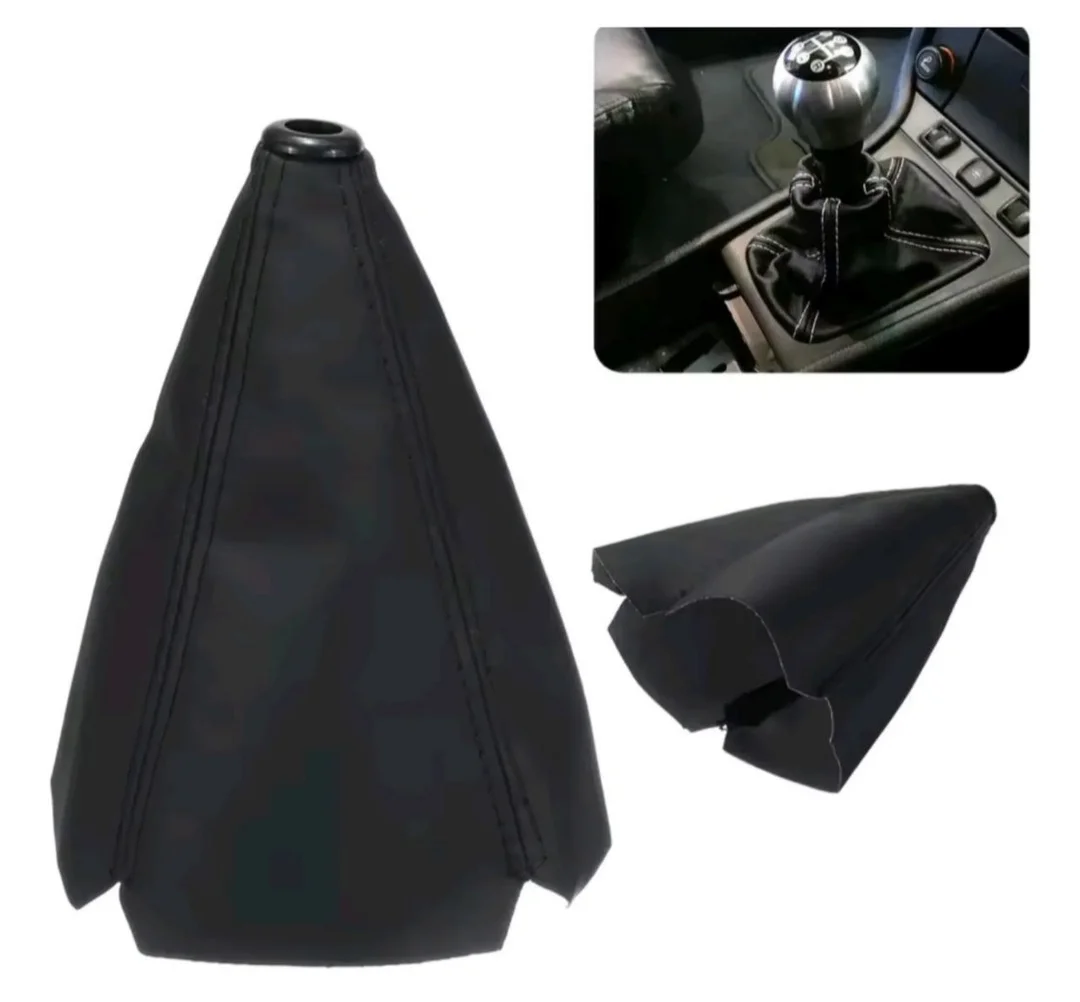 Funda Para Palanca Semicuero Negro
