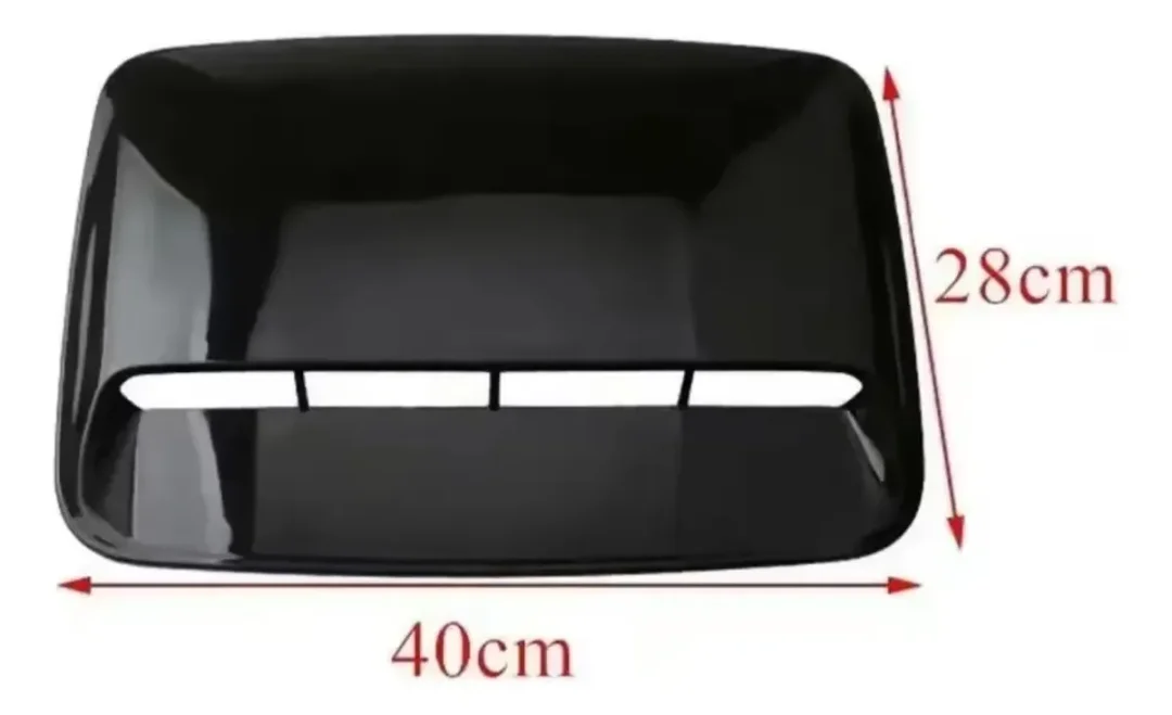 Entrada Toma De Aire Decorativa Central Capot Rejilla Jdm · imagen 2