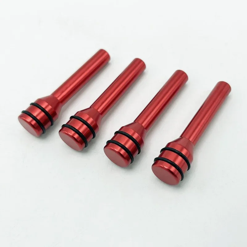 Pines seguros para puerta Rojo 4 pza universal JDM