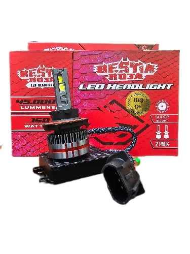 Bombillos Led Max Led Bestia Roja 45.000 Lm H13