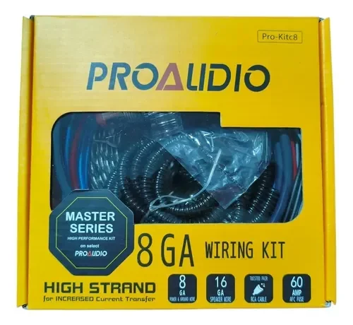 Kit De Cables Para Sonido 8ga Proaudio